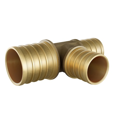 Jones Stephens 1in. x 3/4in. x 3/4in. F1807 Brass PEX Reducing Tee C76021LF
